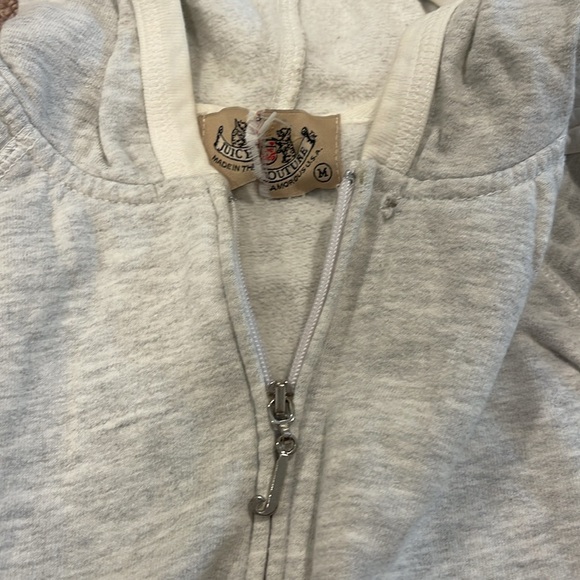 Juicy Couture Gray Hoodie Sweatshirt - Picture 3 of 4